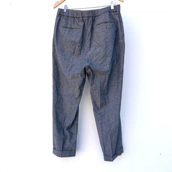 Todd Snyder Men’s Chambray Traveler Suit Trousers Drawstring Cotton Pants Blue M - Picture 3 of 8